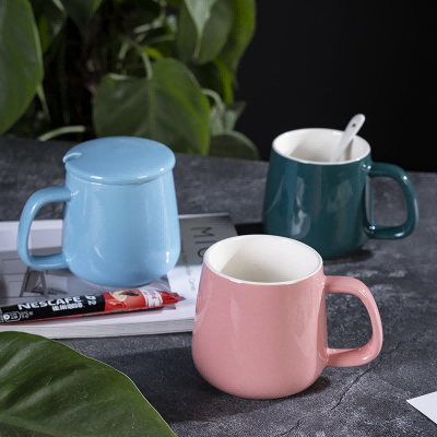 Nordycki minimalistyczny ceramiczny kubek do kawy Niestandardowe logo Kubek na wodę 400 ml