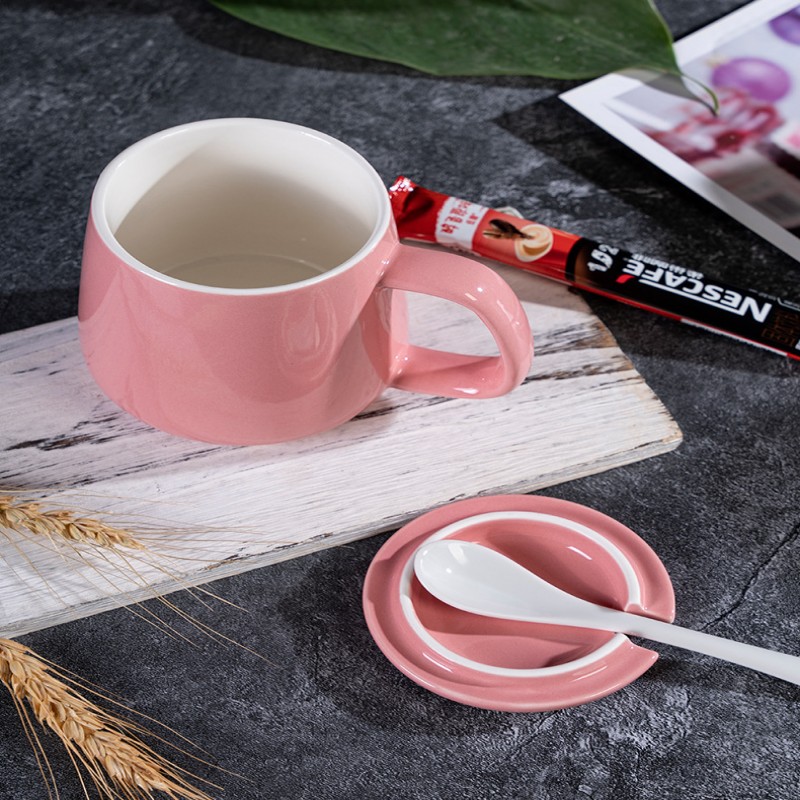 Nordycki minimalistyczny ceramiczny kubek do kawy Niestandardowe logo Kubek na wodę 400 ml