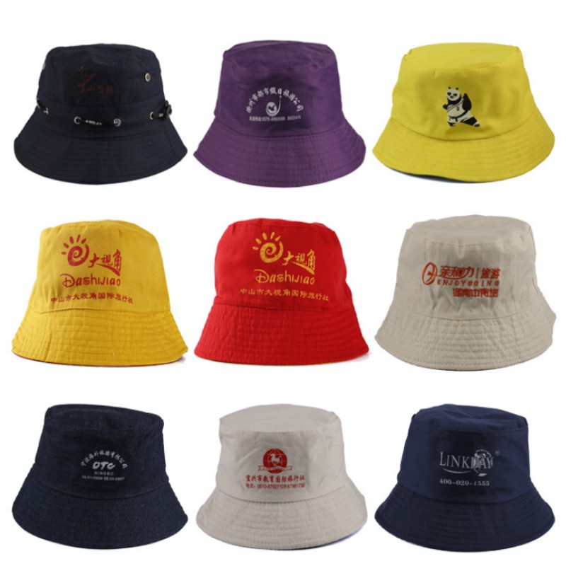Niestandardowe logo Pusty bawełniany kapelusz typu Bucket