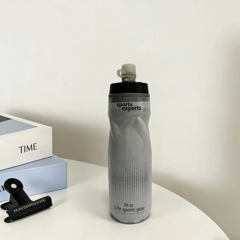 Dwuwarstwowe plastikowe butelki na wodę sportową