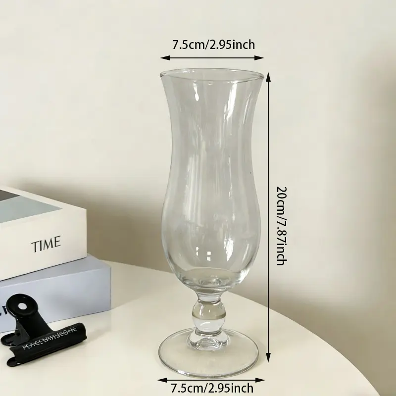 Dual Design Tropical Cocktails Hurricane Glass Dual Design Tropical Cocktails Hurricane Glass