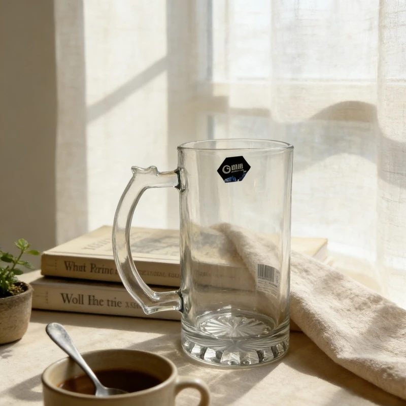 Large Capacity Reinforced Glass Beer Mug