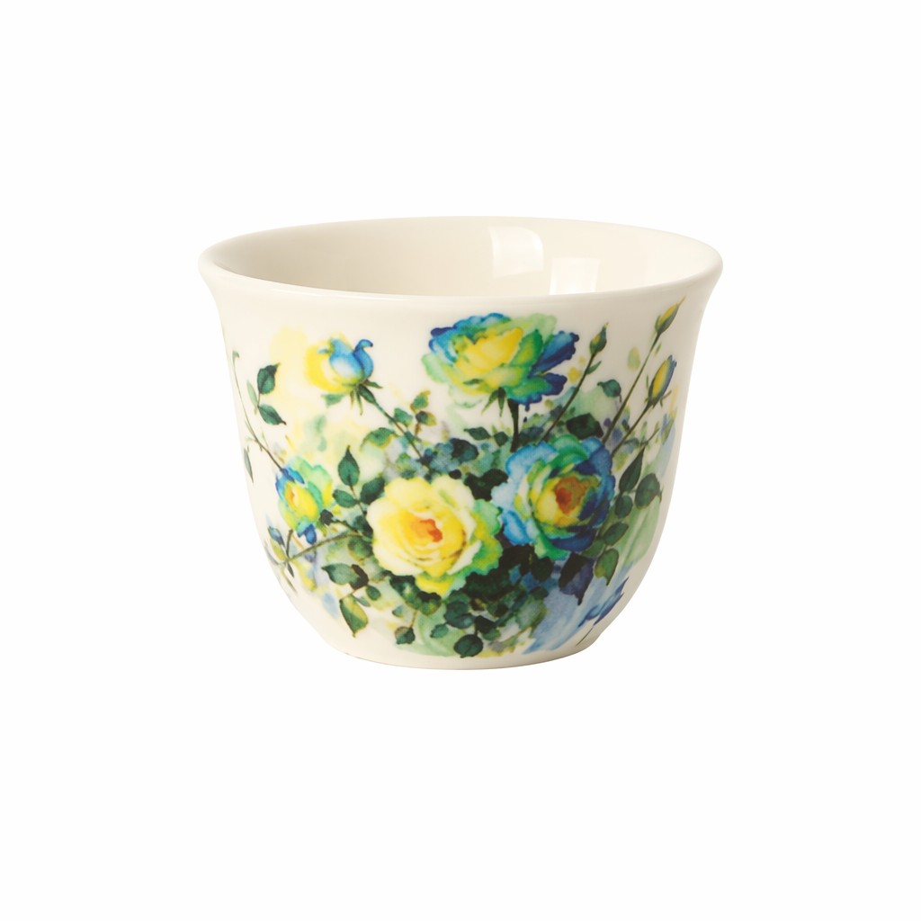 Akwarela kwiatowa ceramiczna filiżanka 8-częściowy zestaw upominkowy do serwowania herbaty Akwarela kwiatowa ceramiczna filiżanka 8-częściowy zestaw upominkowy do serwowania herbaty