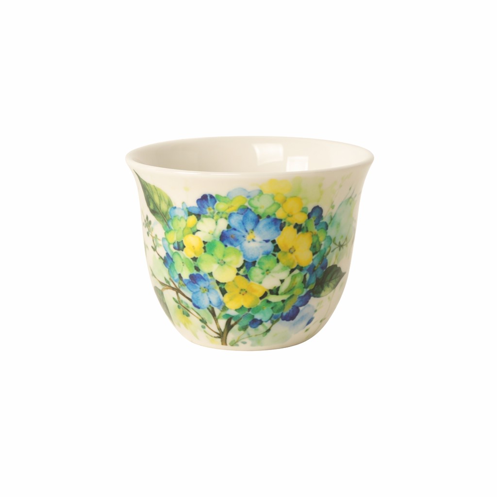 Akwarela kwiatowa ceramiczna filiżanka 8-częściowy zestaw upominkowy do serwowania herbaty