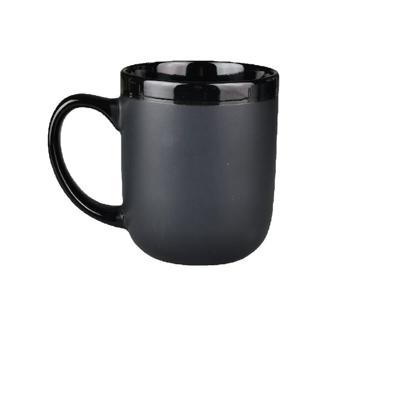 Niestandardowe logo Matowy ceramiczny kubek do kawy na prezent w kawiarni