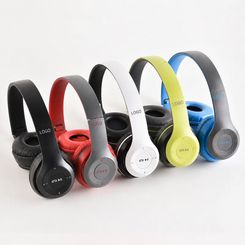 Bezprzewodowe słuchawki nauszne Bluetooth P47